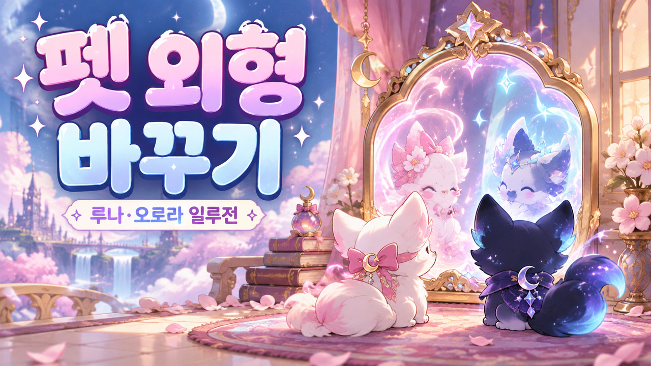펫 외형 바꾸기 / 루나·오로라 일루전