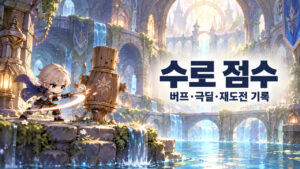 수로 점수 · 버프·극딜·재도전 기록 표지